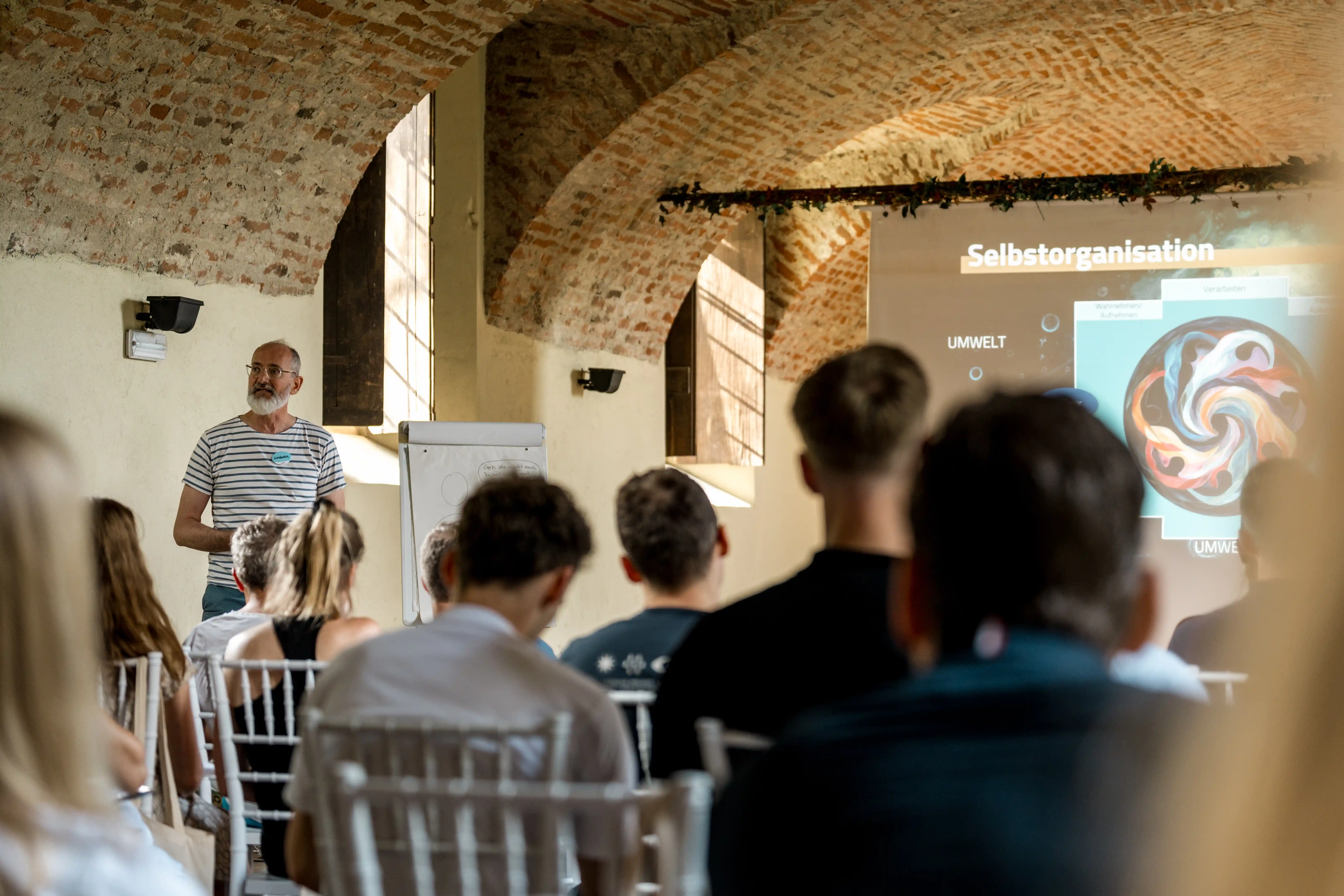 Seminar room with historic vaulted ceilings