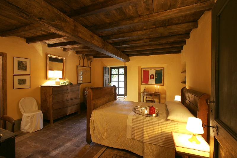 Cozy room with traditional Italian decor